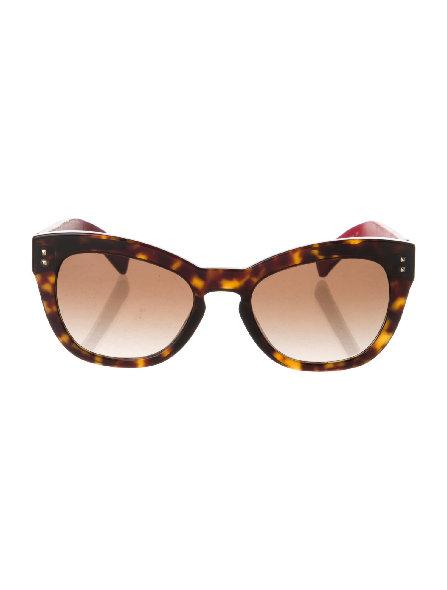 Valentino Rockstud Accents Cat-Eye Sunglasses w/ Tags