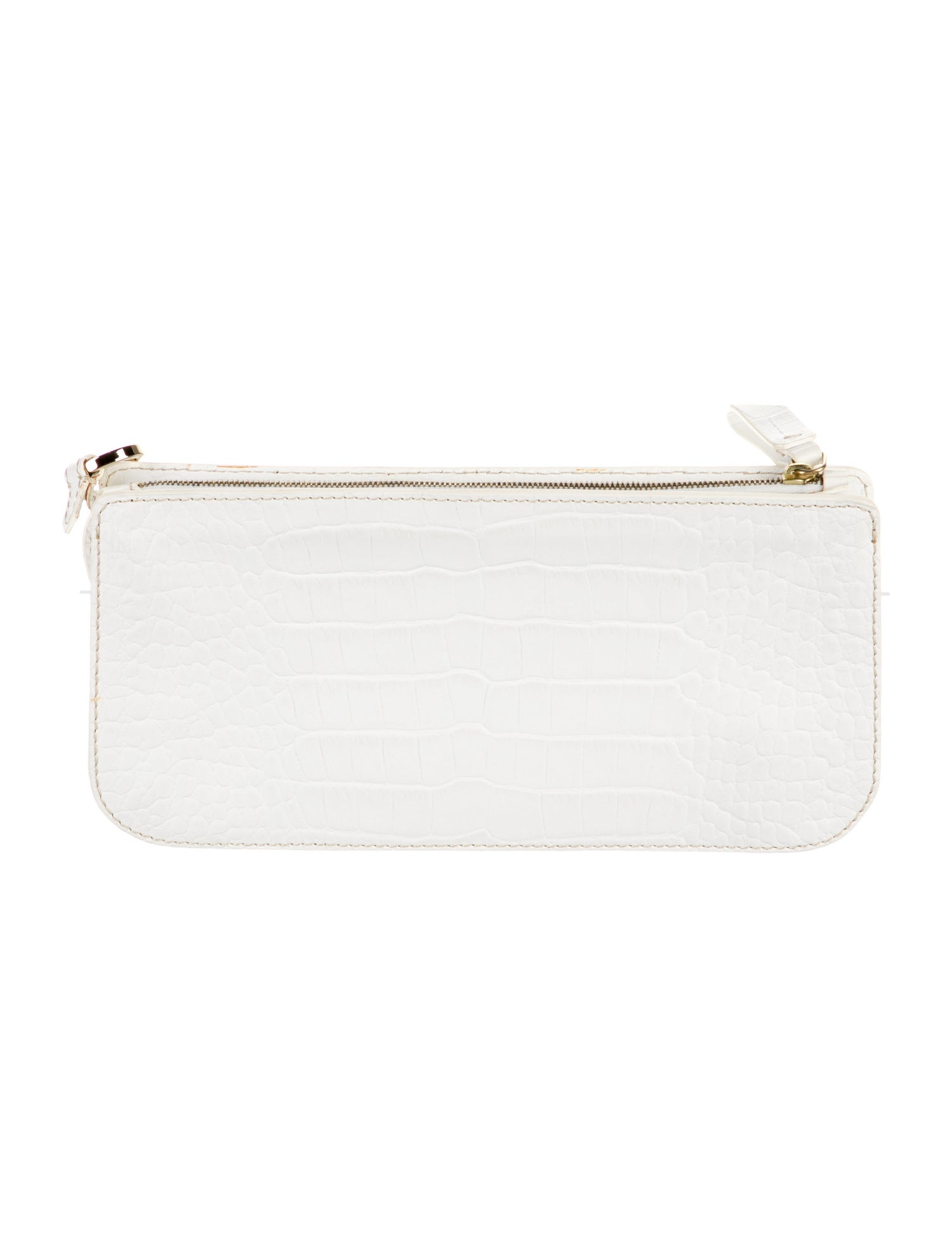 Valentino Embossed Leather Clutch