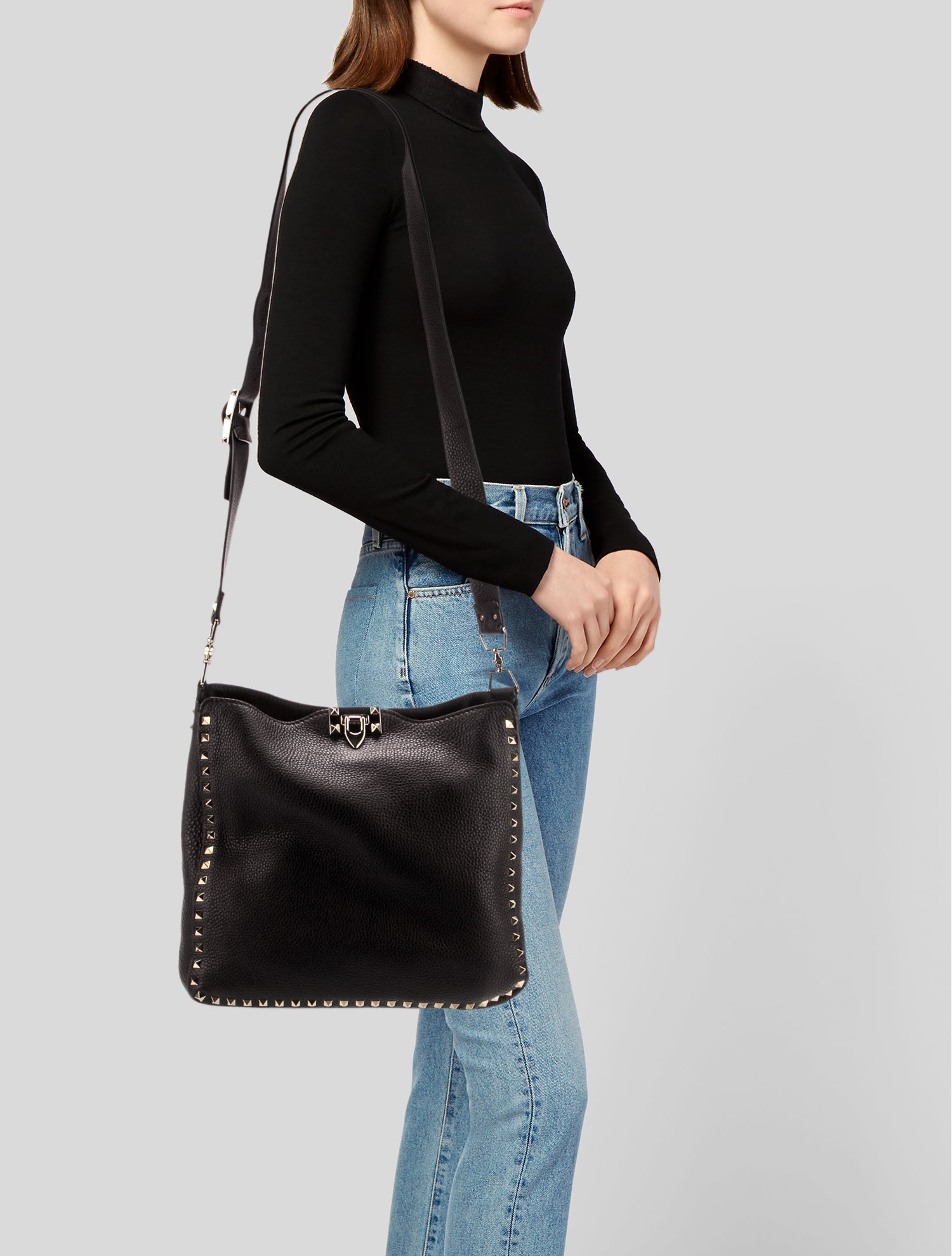 Valentino Rockstud Messenger Bag