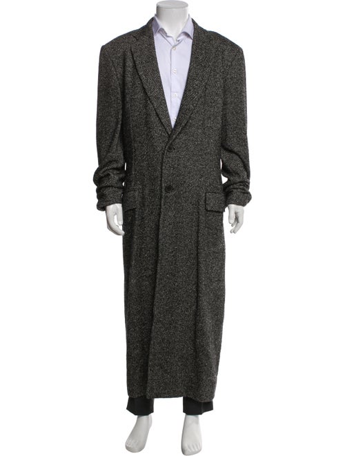 Valentino Tweed Pattern Overcoat