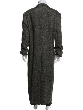 Valentino Tweed Pattern Overcoat