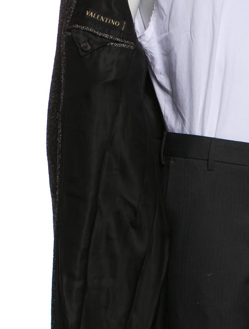 Valentino Tweed Pattern Overcoat