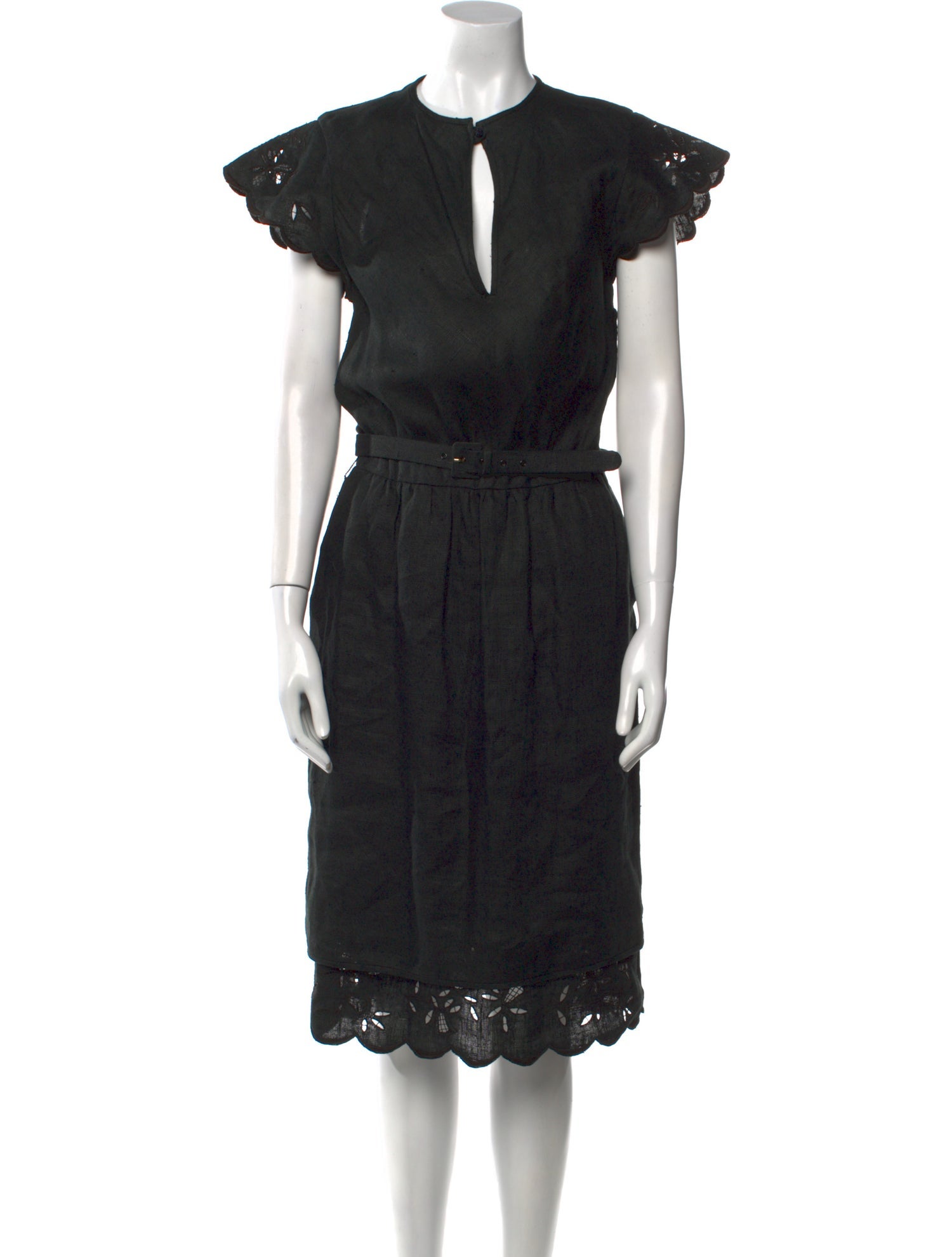 Valentino Vintage Midi Length Dress - Grey Dresses, Clothing - VAL510796 |  The RealReal