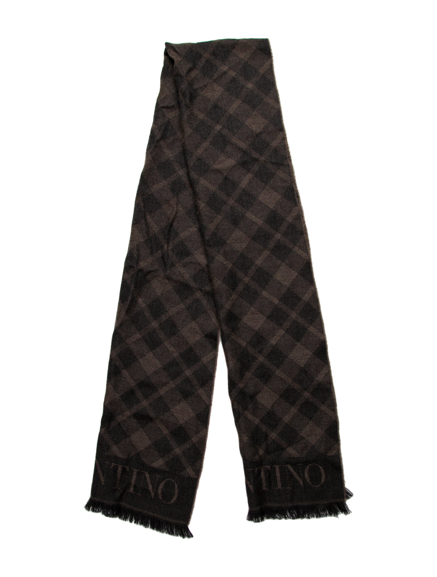 Valentino Wool Printed Scarf