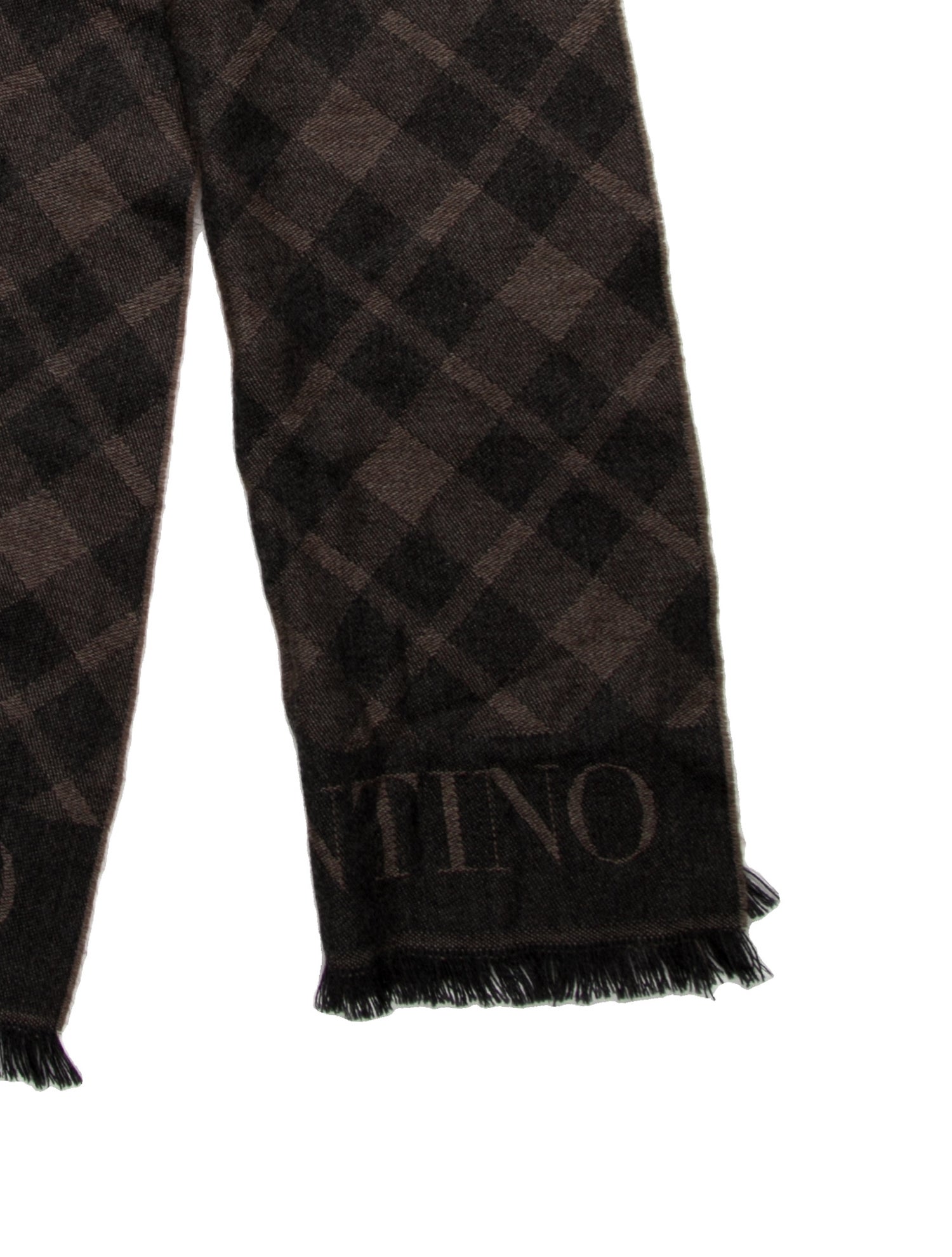 Valentino Wool Printed Scarf