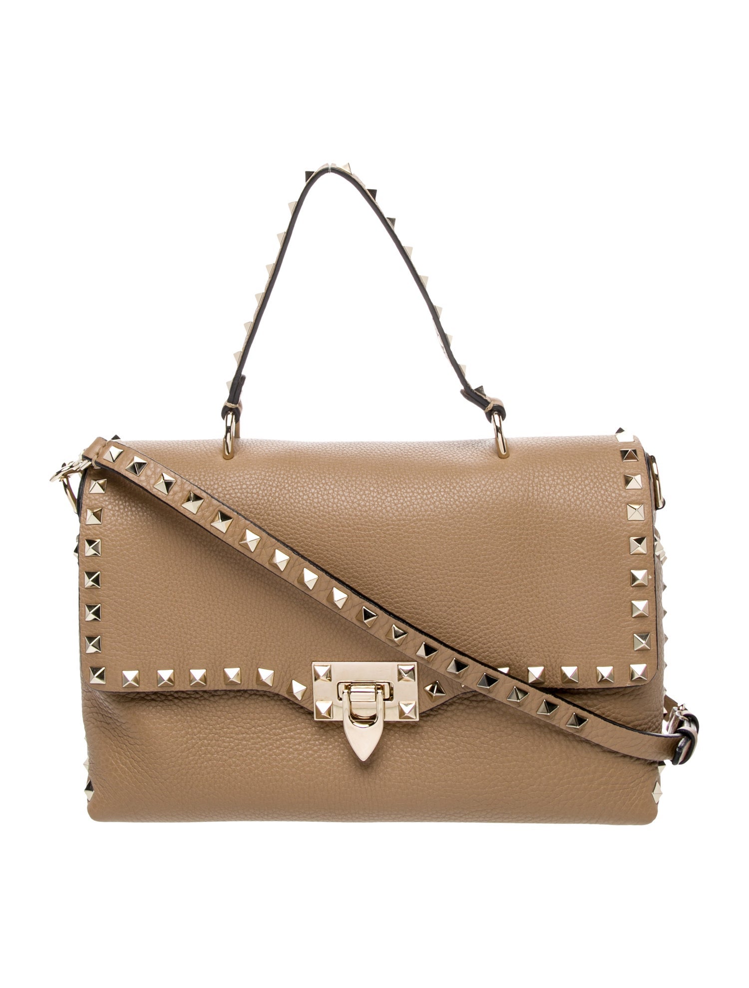 Valentino Rockstud Top Handle Bag