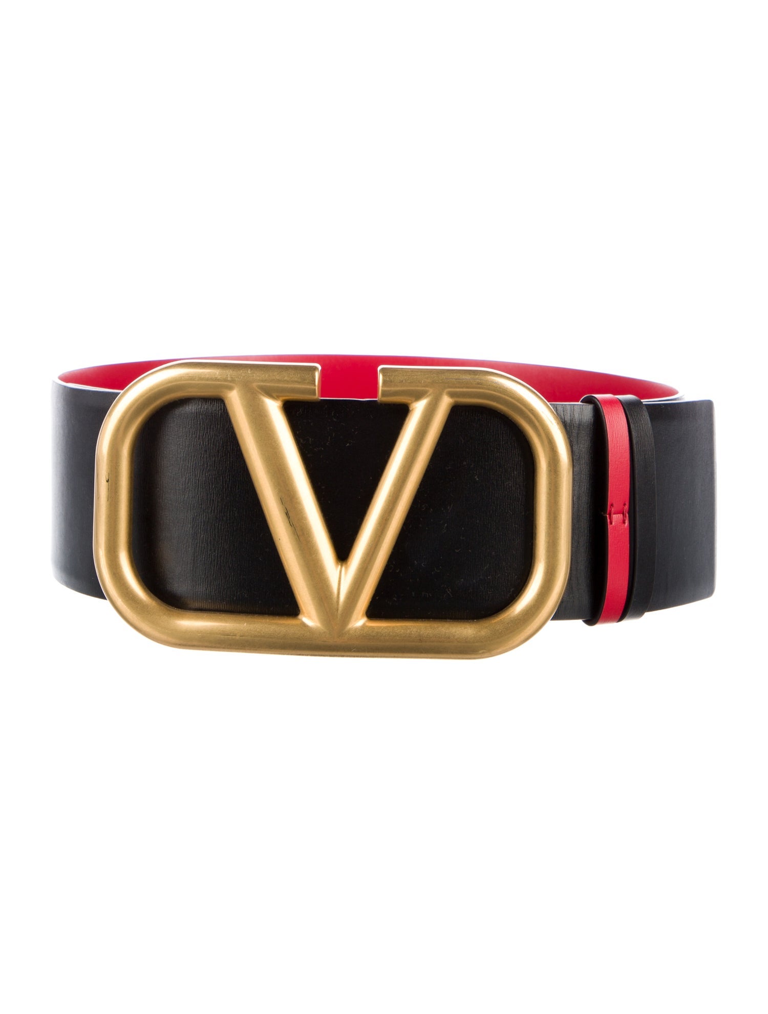 Valentino Wide Leather Belt