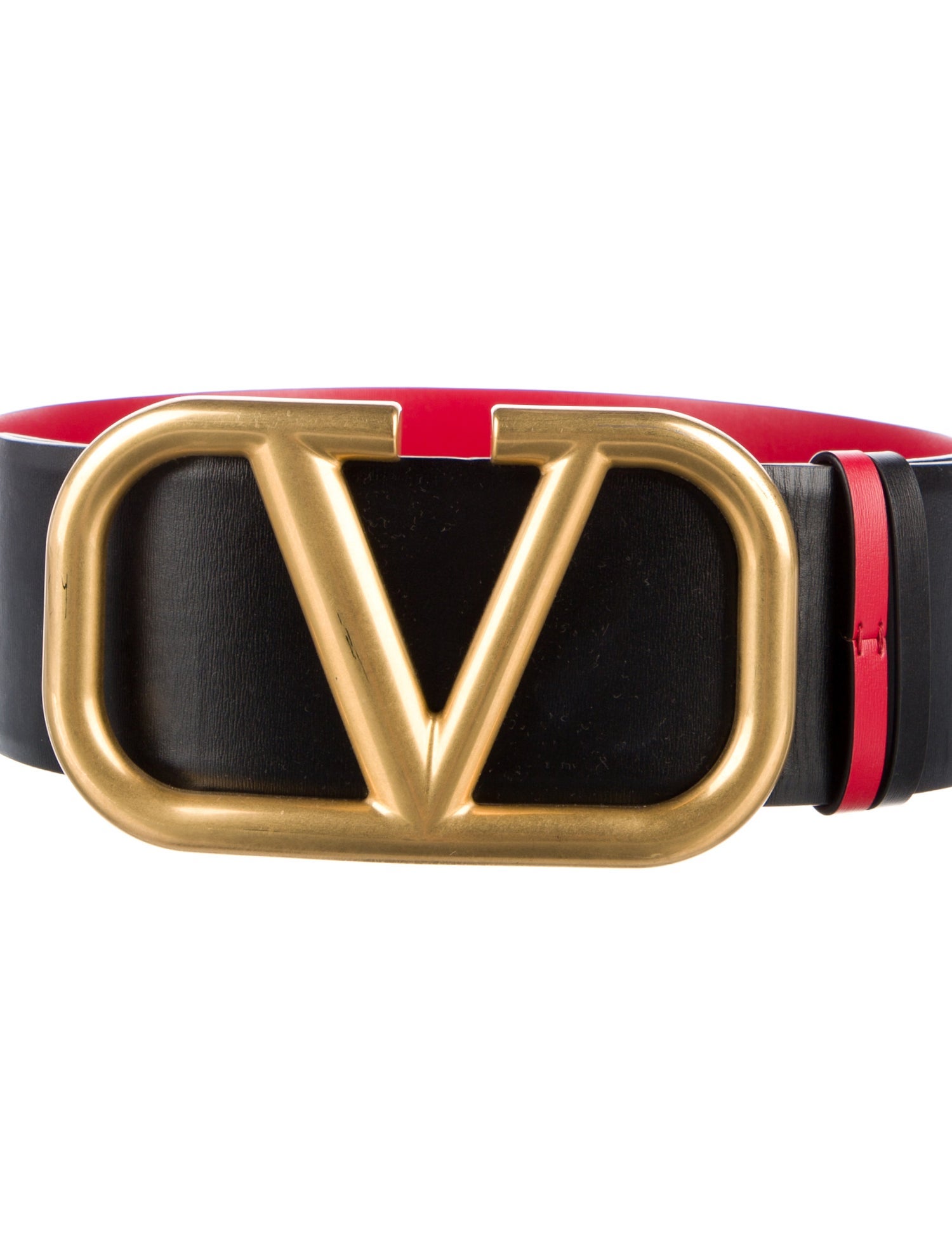 Valentino Wide Leather Belt