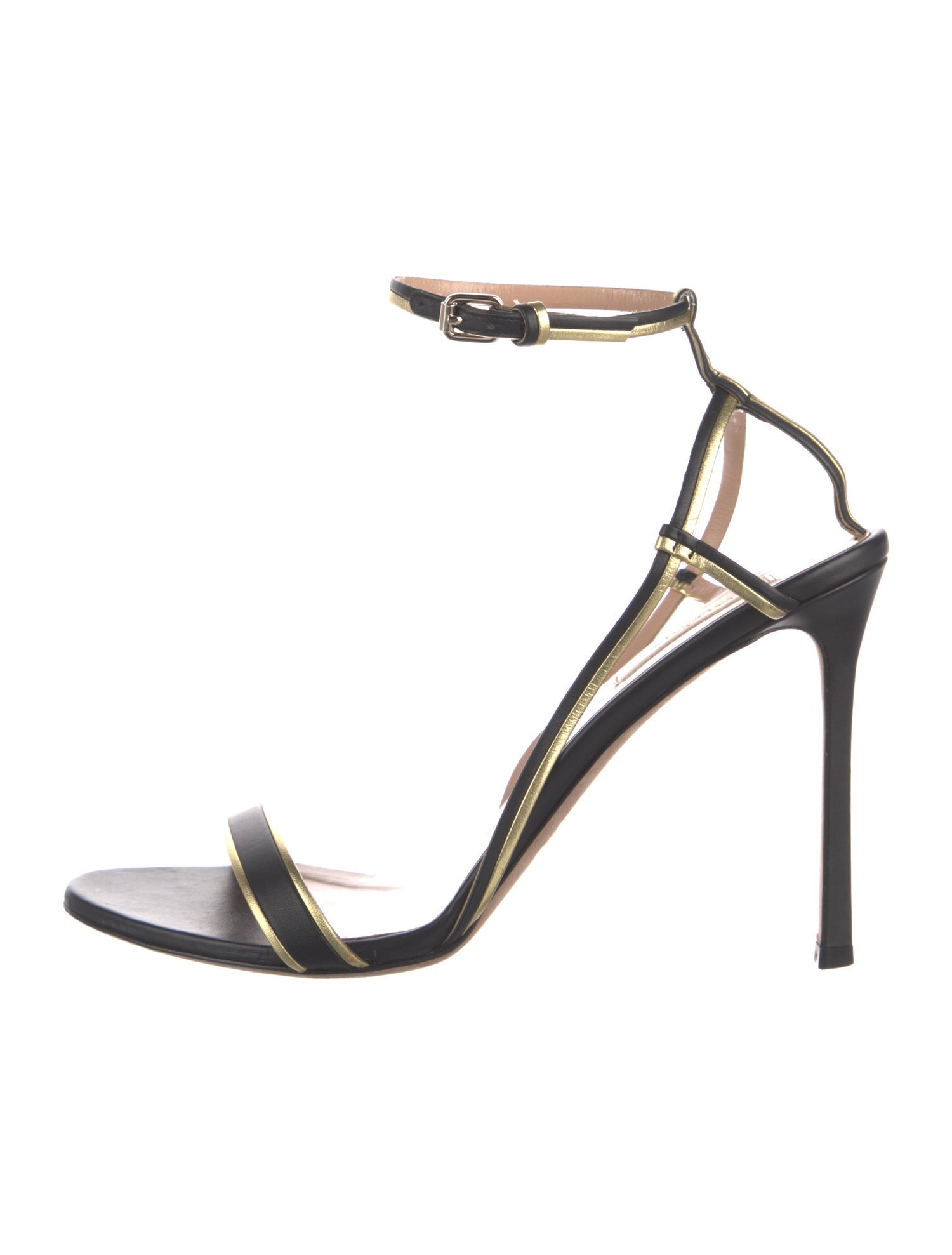 Valentino Rockstud Accents Leather Sandals