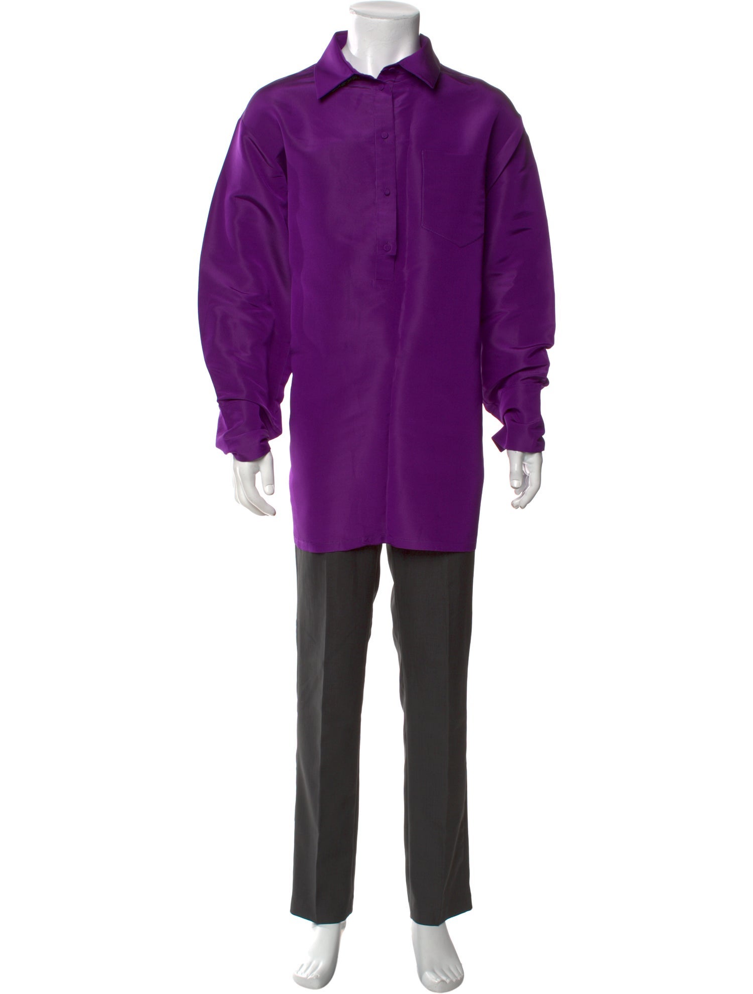 Valentino Silk Long Sleeve Shirt