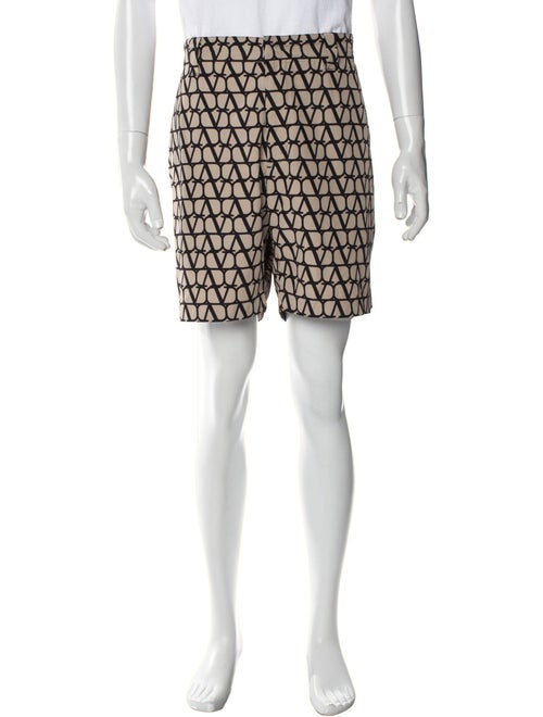 Valentino Printed Flat Front Shorts