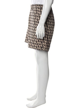 Valentino Printed Flat Front Shorts