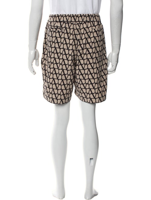 Valentino Printed Flat Front Shorts