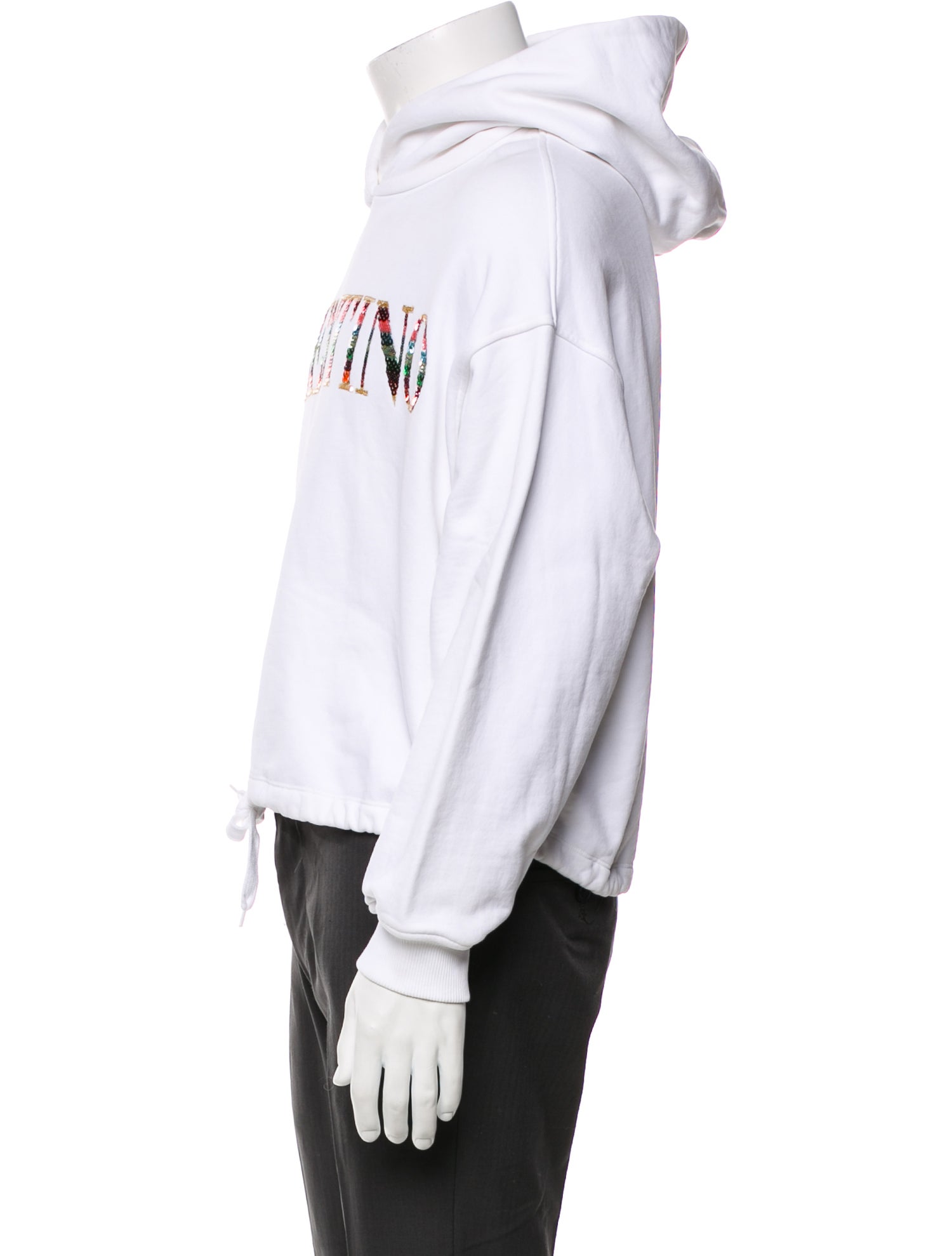 Valentino Graphic Print Crew Neck Hoodie