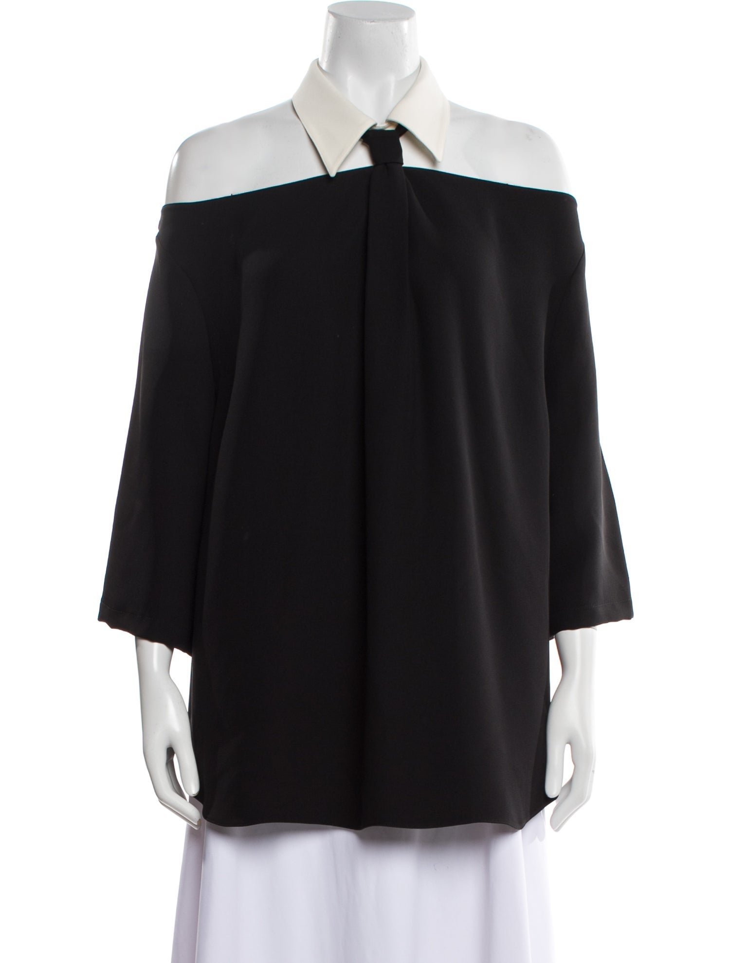 Valentino Silk Off-The-Shoulder Tunic