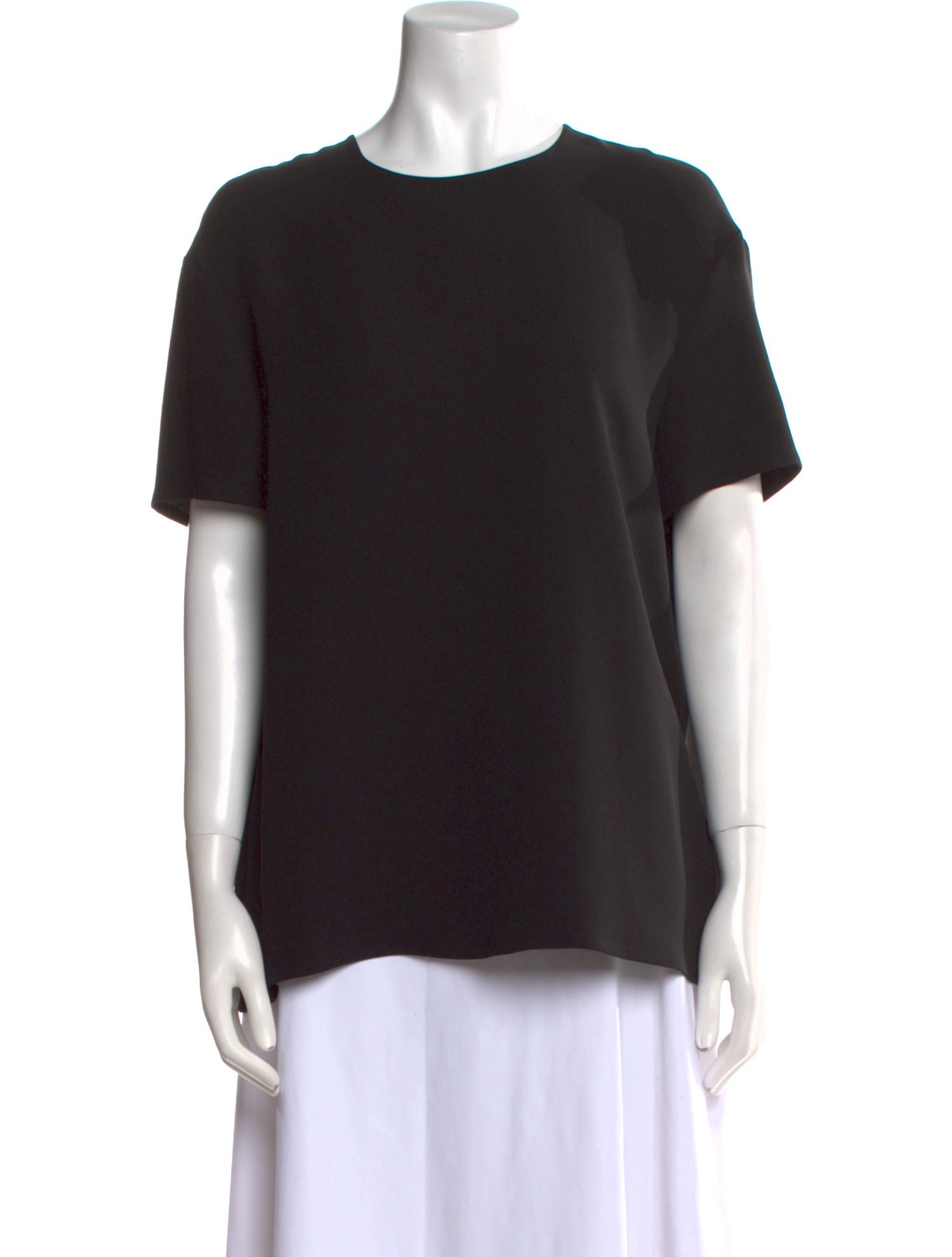 Valentino Silk Crew Neck T-Shirt