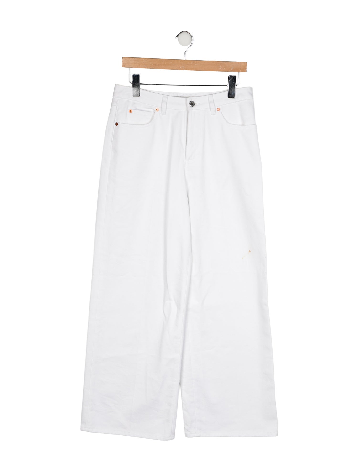 Valentino High-Rise Wide Leg Jeans