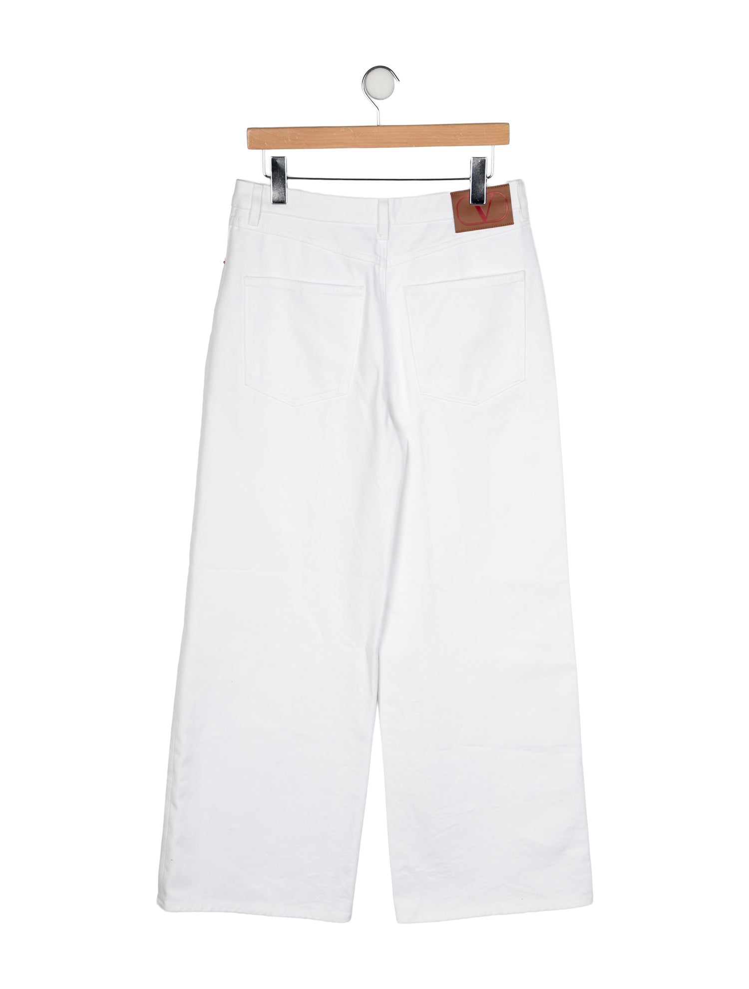 Valentino High-Rise Wide Leg Jeans