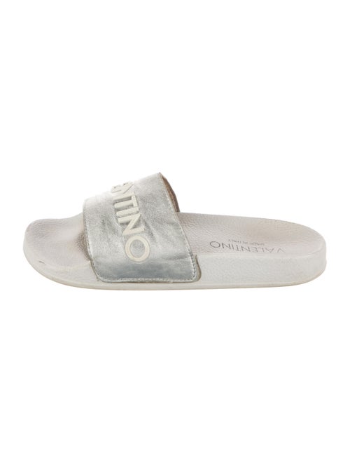 Valentino Leather Slides