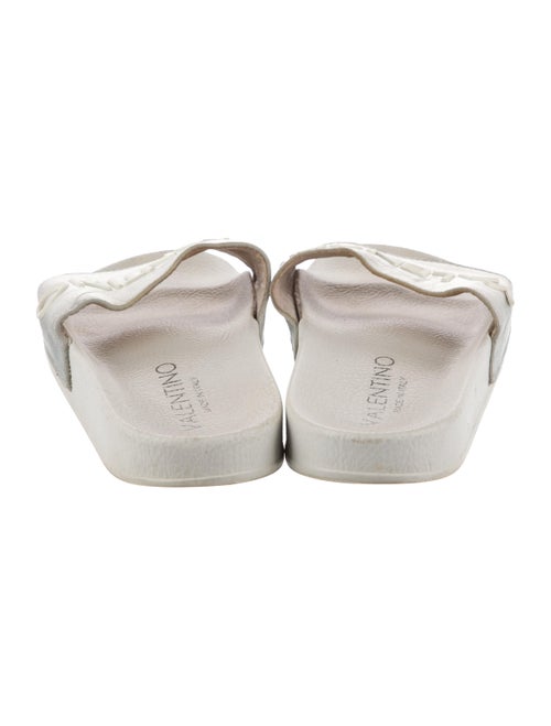 Valentino Leather Slides