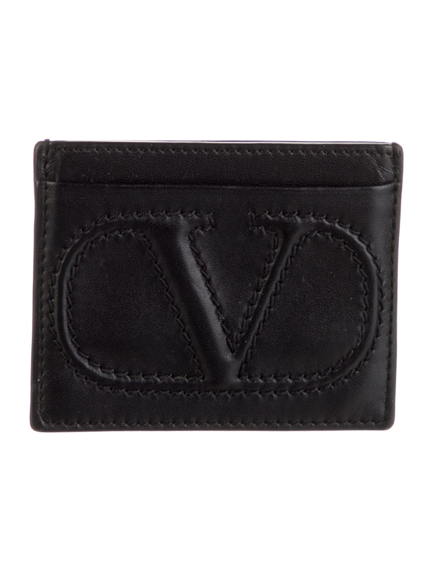 Valentino Leather Card Holder