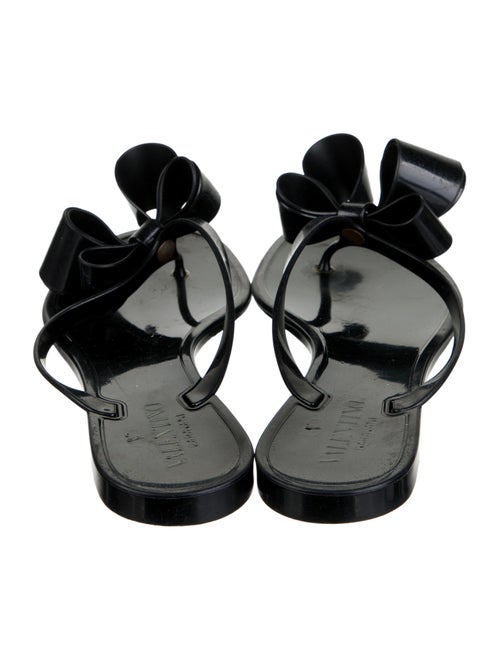 Valentino Rockstud Accents Rubber Slides