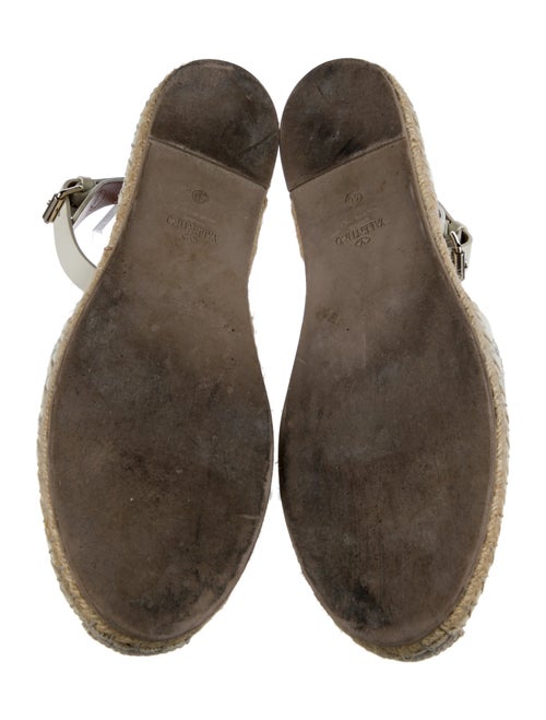 Valentino Jute Printed Espadrilles