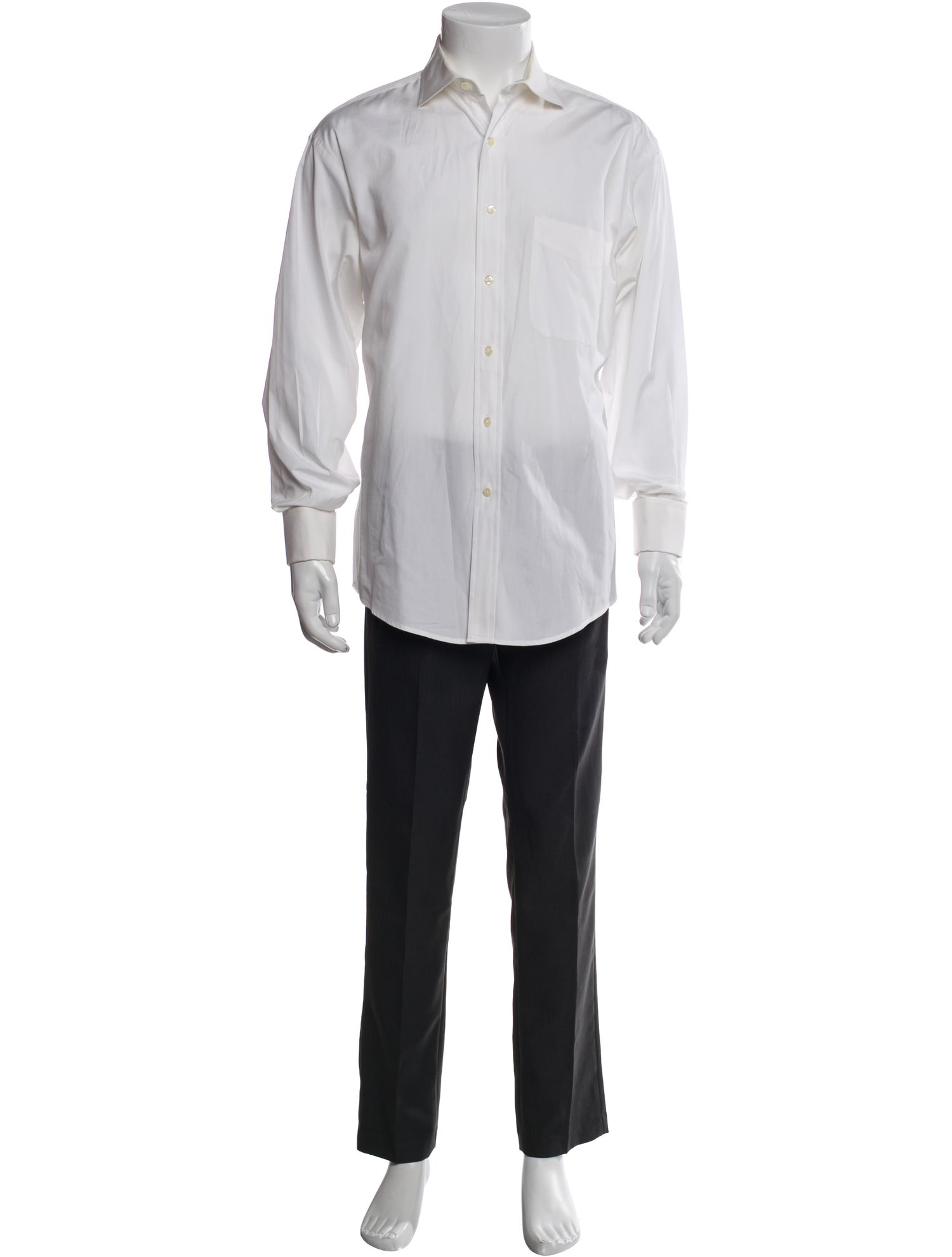 Valentino Vintage Late 1980's - Early 1990's Tuxedo Shirt