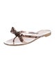 Valentino Rockstud Accents Rubber Flip Flops