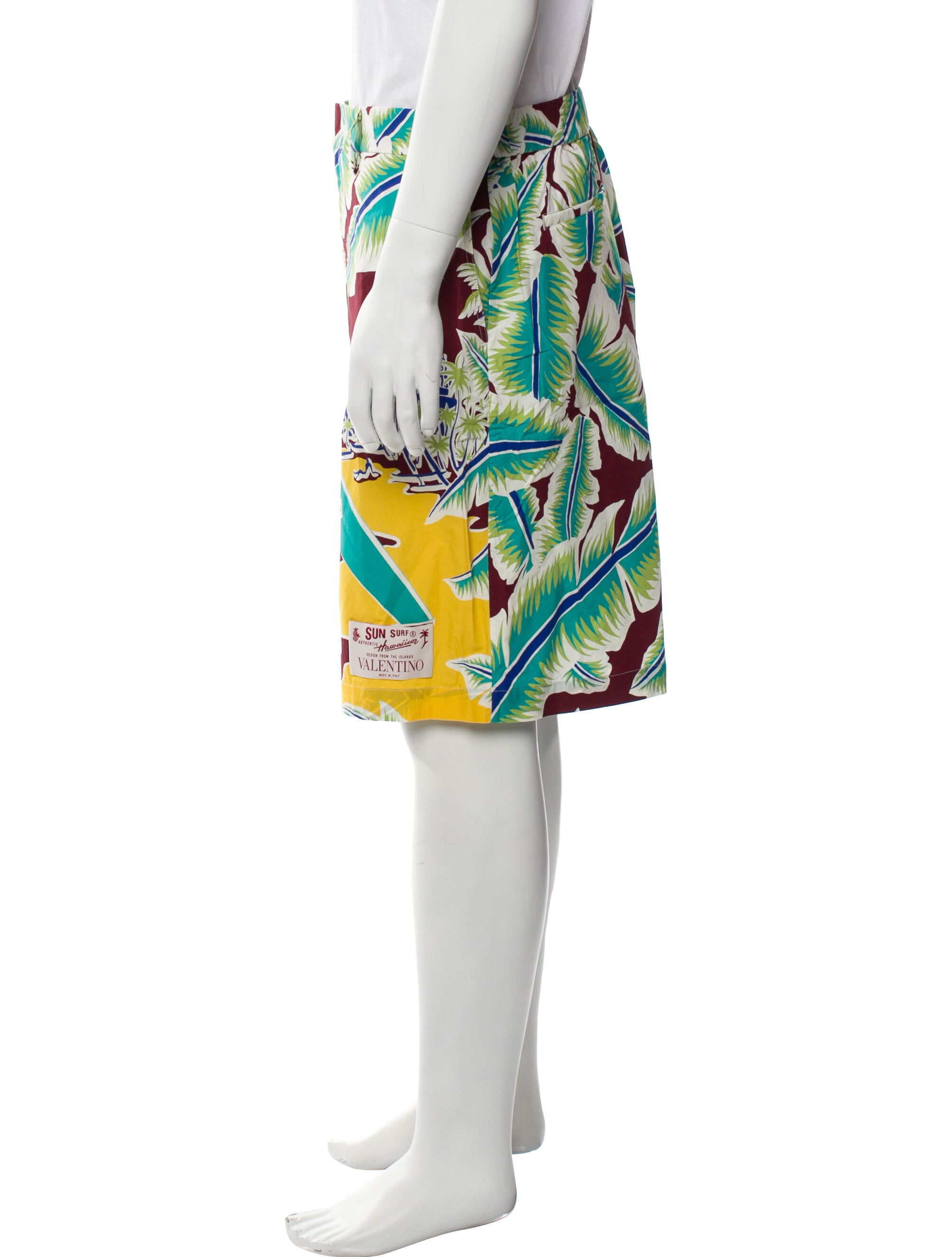 Valentino Printed Swim Trunks