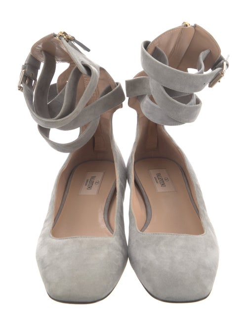 Valentino Suede Ballet Flats