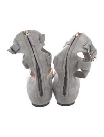 Valentino Suede Ballet Flats