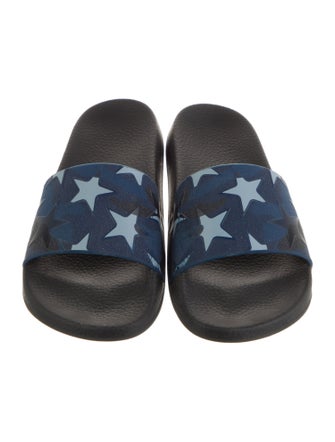 Valentino Rubber Printed Slides