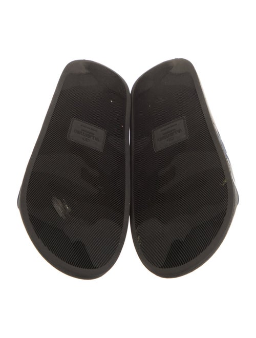 Valentino Rubber Printed Slides