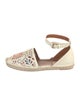 Valentino Leather Printed Espadrilles