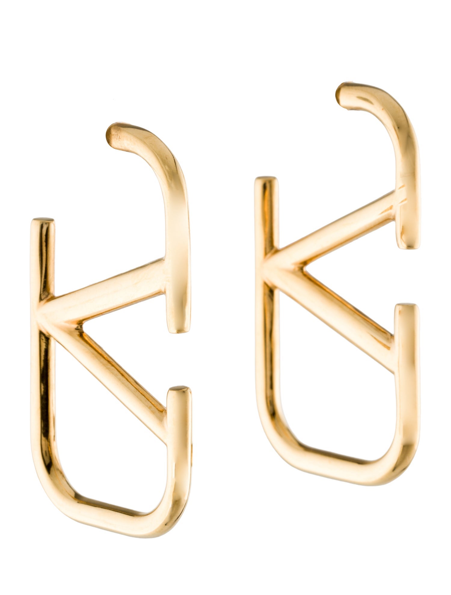 Valentino VLogo Hoop Earrings