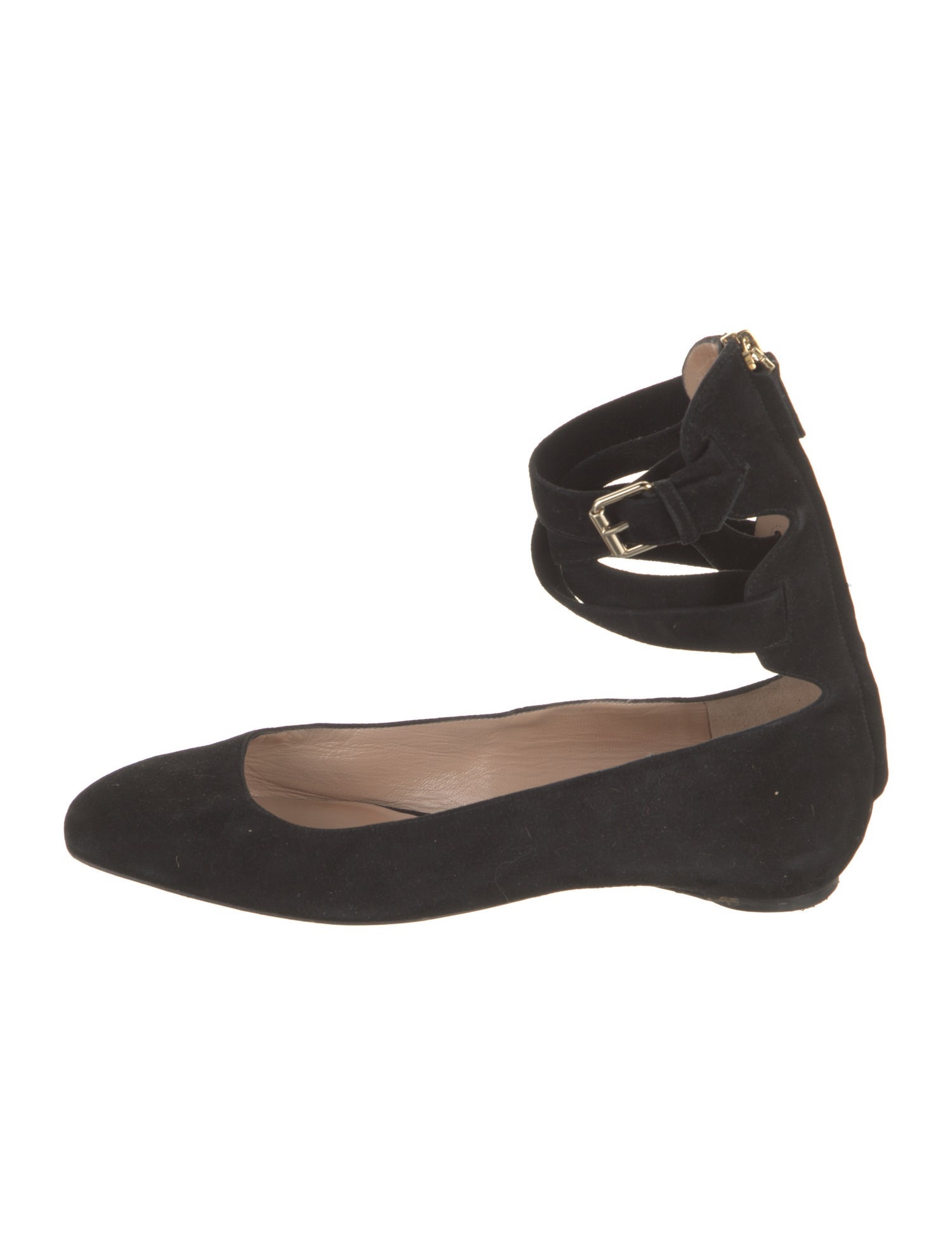 Valentino Suede Ballet Flats