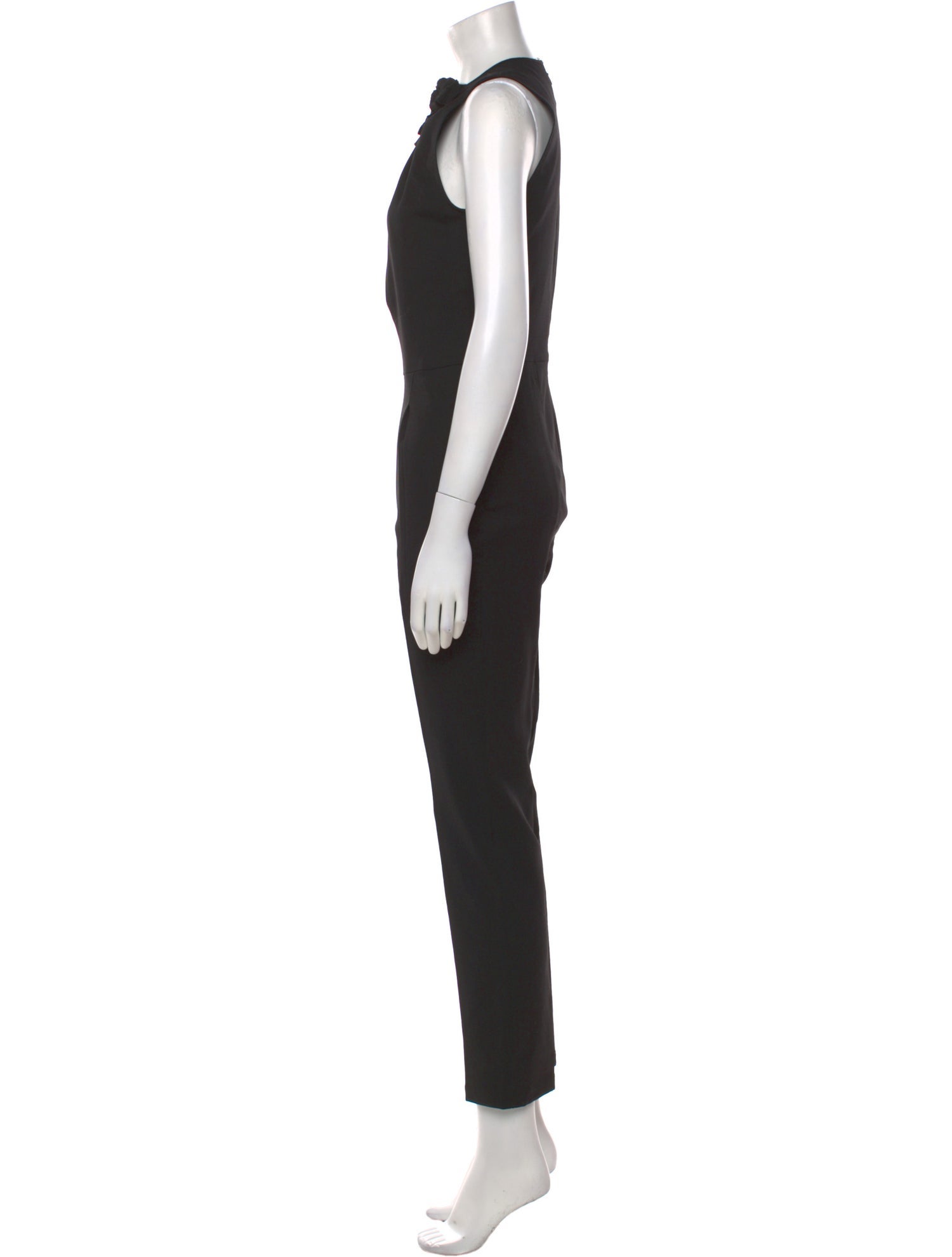 Valentino Virgin Wool Crew Neck Jumpsuit