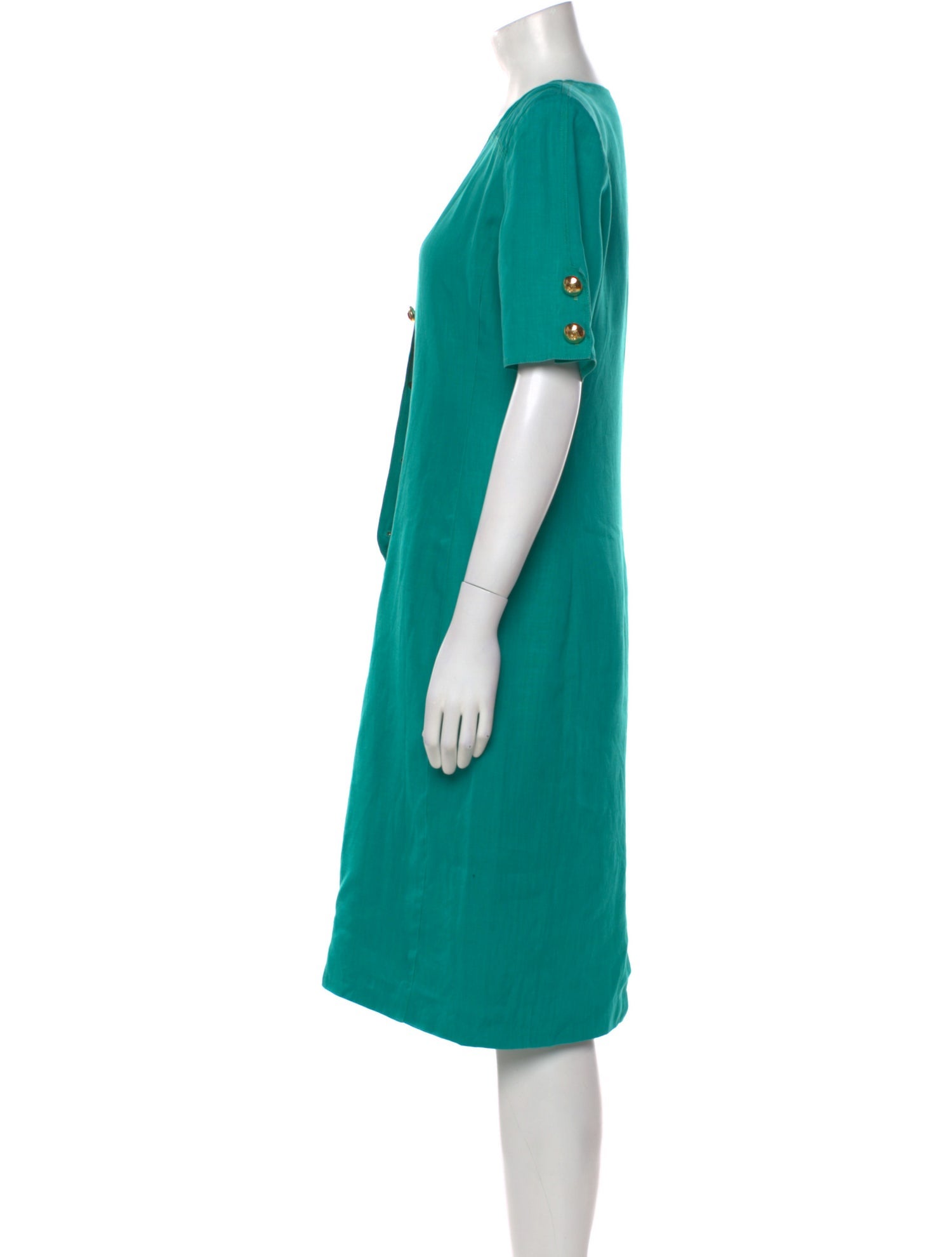 Valentino V-Neck Midi Length Dress