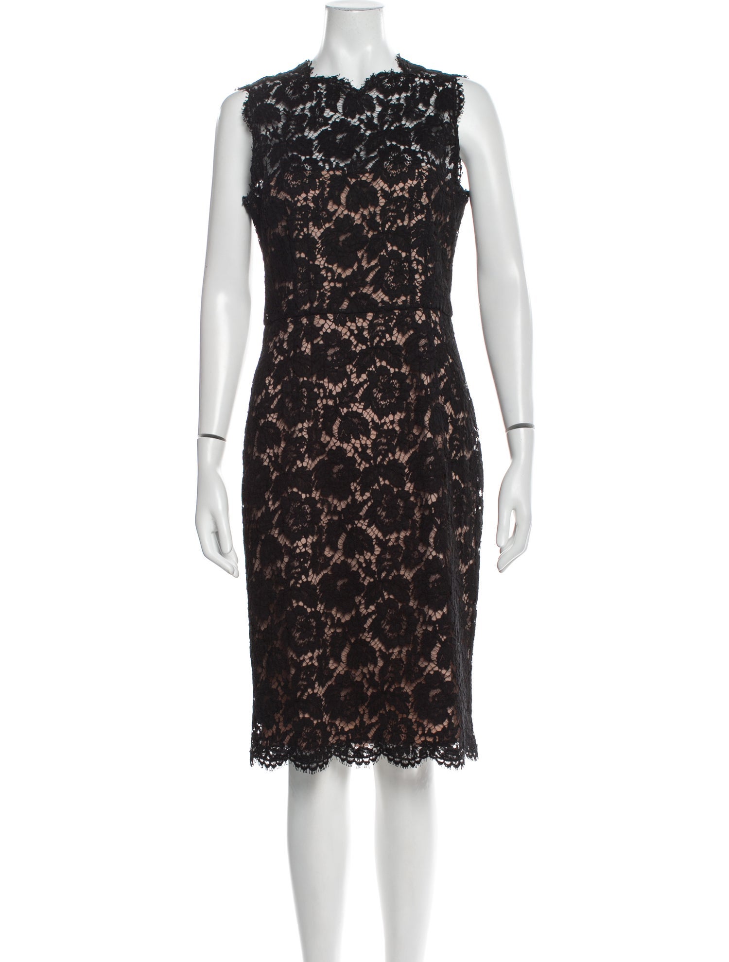 Valentino Lace Midi Length Dress