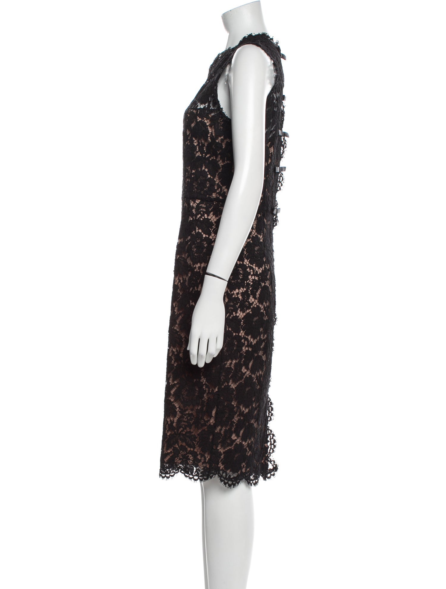 Valentino Lace Midi Length Dress