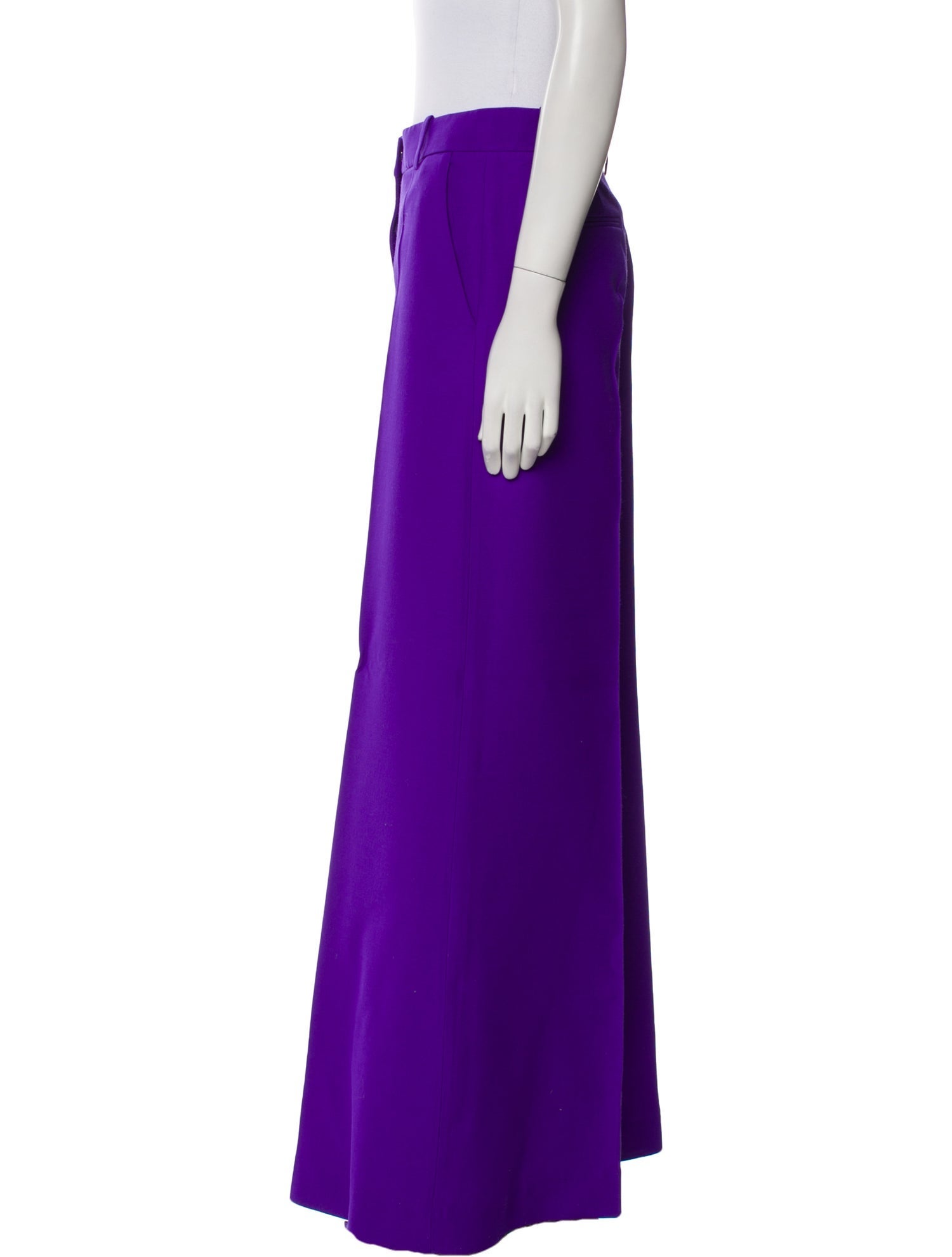 Valentino Virgin Wool Wide Leg Pants w/ Tags