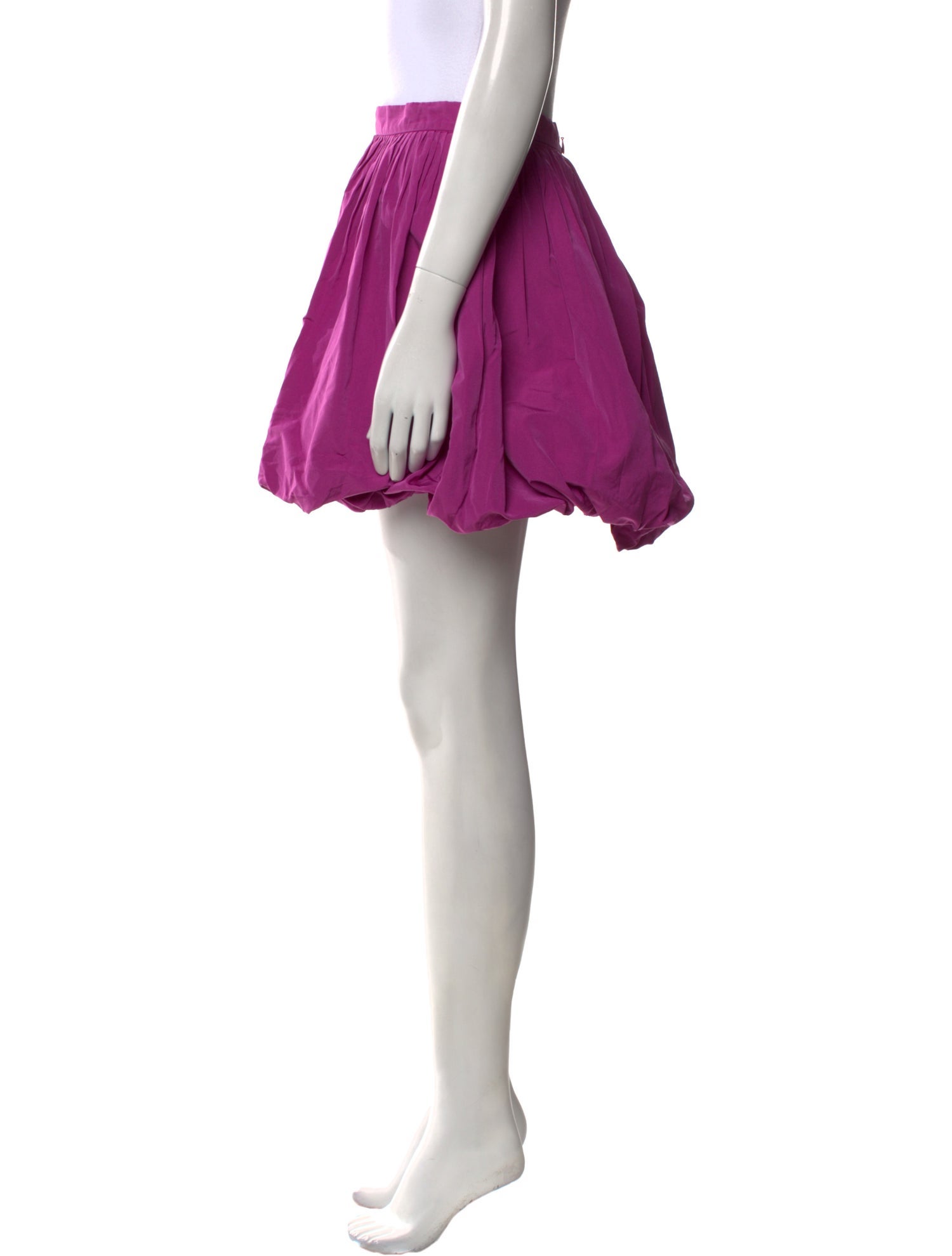 Valentino Pleated Accents Mini Skirt