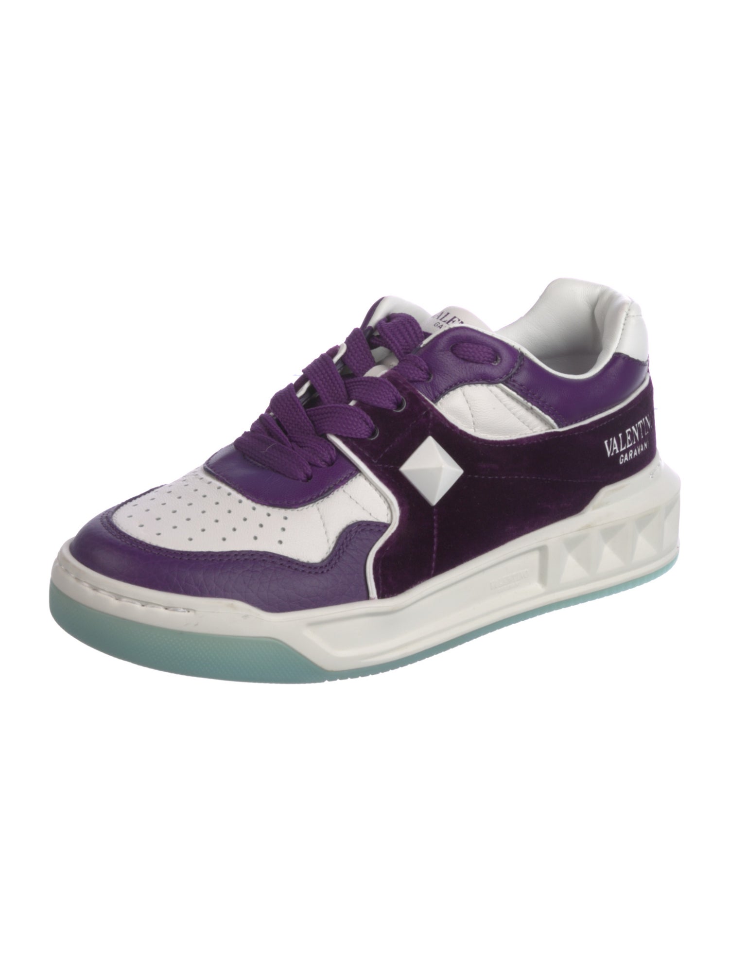 Valentino Leather Athletic Sneakers