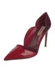 Valentino Patent Leather Scalloped Accent D'Orsay Pumps