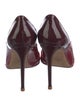 Valentino Patent Leather Scalloped Accent D'Orsay Pumps