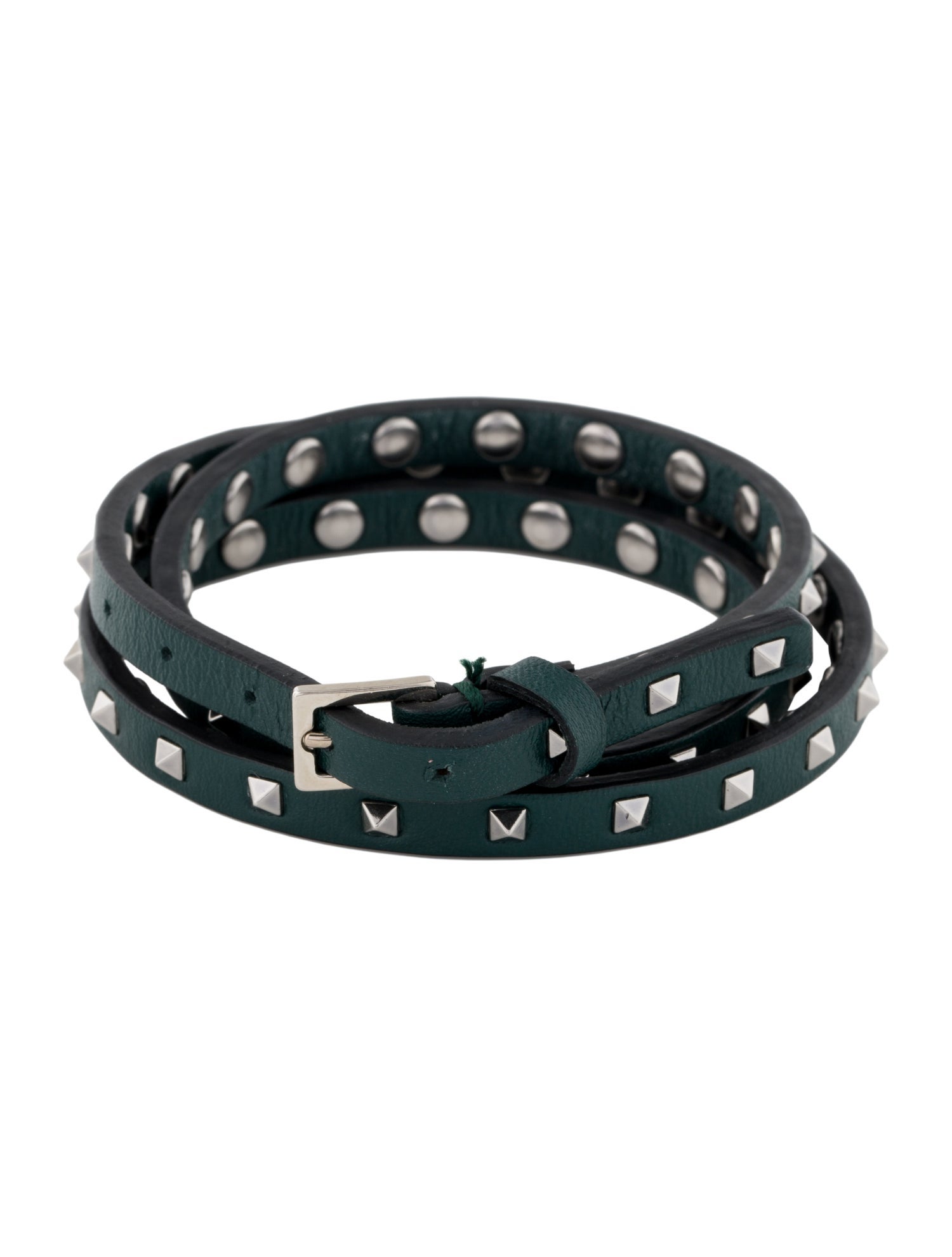 Valentino Mini Rockstud Triple Wrap Bracelet