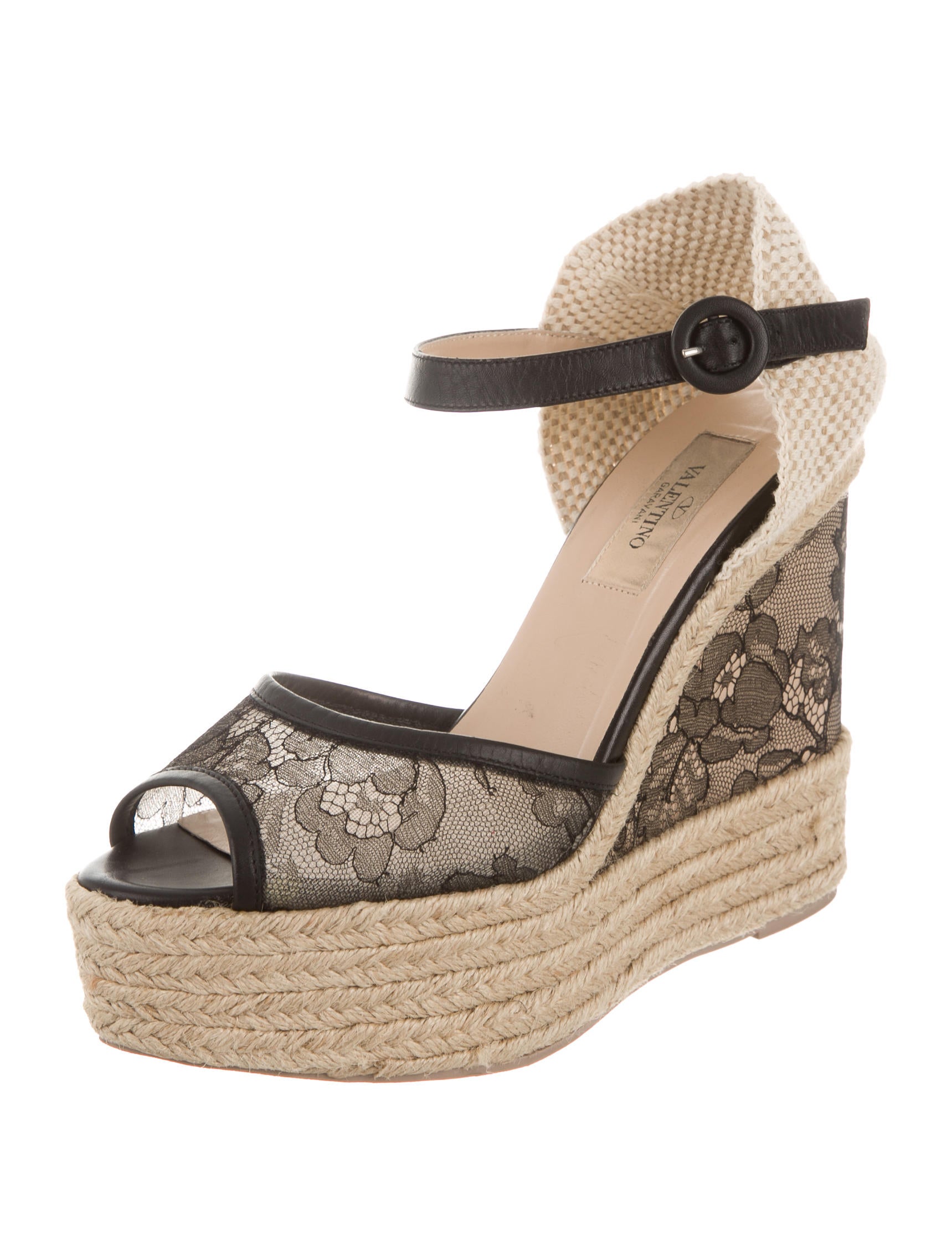 lace wedge sandals valentino lace platform wedge sandals shoes val51159 lace wedge sandals valentino lace platform wedge sandals shoes val51159
