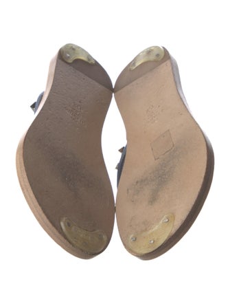 Valentino Rockstud Accents Leather Slides