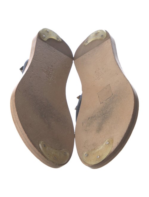 Valentino Rockstud Accents Leather Slides